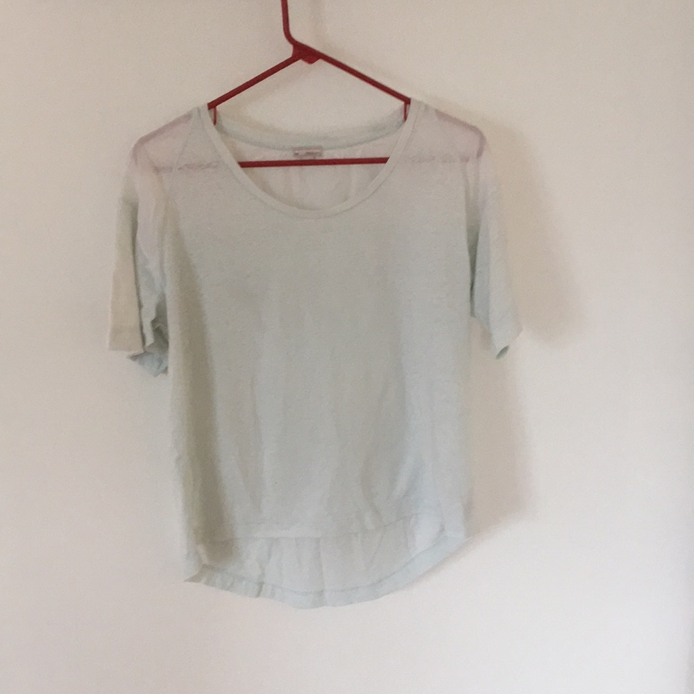 GAP Light teal comfy shirt sleeve